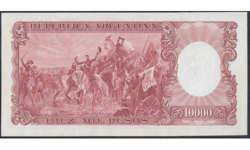 Аргентина 100 песо 10000 песо (ARGENTINA 10 Pesos on 10000 Pesos) P 286: UNC--