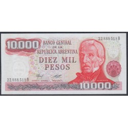 Аргентина 10000 песо (1976-1983) (ARGENTINA 10000 pesos (1976-1983)) P 306a(2): UNC