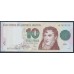 Аргентина 10 песо (1992-1997) (ARGENTINA 10 peso (1992-1997)) P 342b(1) series B : UNC-