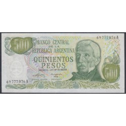 Аргентина 500 песо (1974-1975), литера А (ARGENTINA 500 pesos (1974-1975)) P 298c: UNC