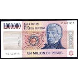 Аргентина 1000000 песо (1981-1983) (ARGENTINA 1000000 pesos (1981-1983)) P 310(1) : UNC