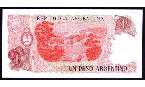 Аргентина 1 песо (1983-1984) (ARGENTINA 1 peso (1983-1984)) P 311a(2) series B : UNC