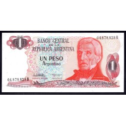 Аргентина 1 песо (1983-1984) (ARGENTINA 1 peso (1983-1984)) P 311a(2) series B : UNC