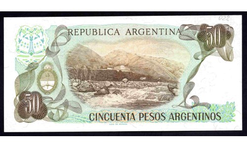 Аргентина 50 песо (1983-1985) (ARGENTINA 50 pesos (1983-1985)) P 314a(2) : UNC