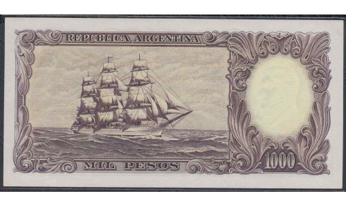 Аргентина 1000 песо (1954-1964) (ARGENTINA 1000 pesos (1954-1964)) P 274(6) : UNC