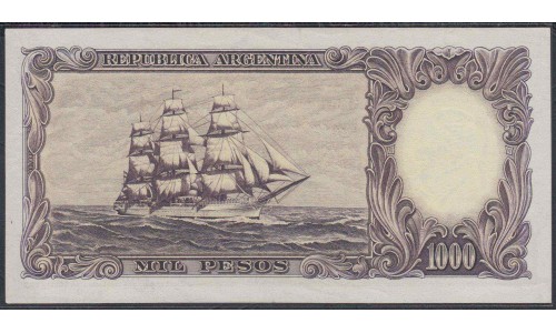 Аргентина 1000 песо (1954-1964) (ARGENTINA 1000 pesos (1954-1964)) P 274(7) : UNC