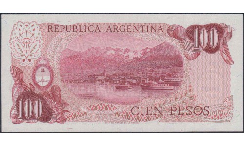 Аргентина 100 песо (1973-1976) (ARGENTINA 100 pesos (1973-1976)) P 297 : UNC