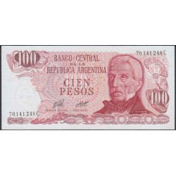 Аргентина 100 песо (1976-1978) (ARGENTINA 100 pesos (1976-1978)) P 302a(1) : UNC-