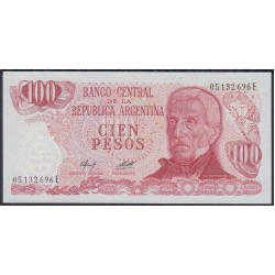 Аргентина 100 песо (1976-1978) (ARGENTINA 100 pesos (1976-1978)) P 302b(2) series E : UNC