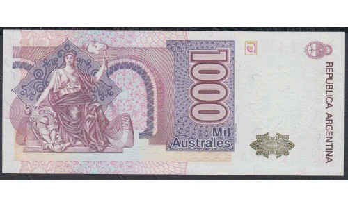 Аргентина 1000 аустралей (1988-1990) (ARGENTINA 1000 australes (1988-1990)) P 329(2) : UNC