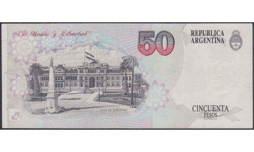 Аргентина 50 песо (1992-1997) (ARGENTINA 50 peso (1992-1997)) P 344b : aUNC