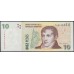 Аргентина 10 песо (2003) (ARGENTINA 10 peso (2003)) P 354a(6) series O : UNC