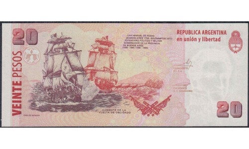 Аргентина 20 песо (2003) (ARGENTINA 20 pesos (2003)) P 355a(4) : UNC