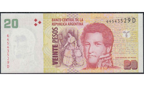Аргентина 20 песо (2003) (ARGENTINA 20 pesos (2003)) P 355a(5) : UNC
