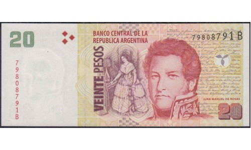 Аргентина 20 песо (2003) (ARGENTINA 20 pesos (2003)) P 355a(3) : UNC