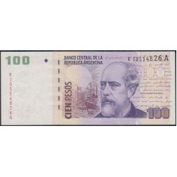Аргентина 100 песо (2003) Замещение (ARGENTINA 100 peso (2003) Replacement) P 357 : UNC