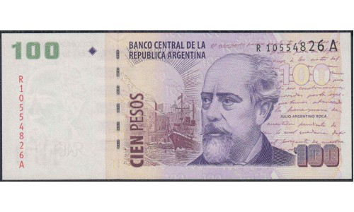 Аргентина 100 песо (2003) Замещение (ARGENTINA 100 peso (2003) Replacement) P 357 : UNC