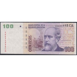 Аргентина 100 песо (2003) (ARGENTINA 100 peso (2003)) P 357c : UNC
