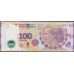 Аргентина 100 песо (2012) (ARGENTINA 100 peso (2012)) P 358d : UNC
