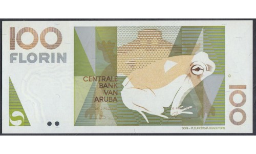 Аруба 100 флорин 1990 г. (ARUBA 100 Florin 1990) P 10: UNC