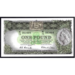 Австралия 1 фунт 1953-1960 года (AUSTRALIA 1 Pound 1953-1960) P 30: UNC--