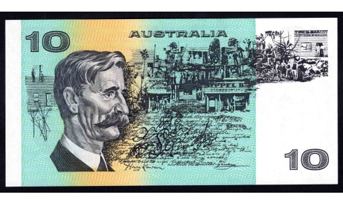 Австралия 10 долларов 1974-1991 года (AUSTRALIA 10 Dollars 1974-1991) P 45g: UNC