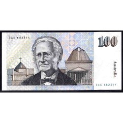 Австралия 100 долларов 1984-1992 года (AUSTRALIA 100 Dollars 1984-1992) P 48а: UNC