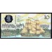Австралия 10 долларов ND 1988 года, Полимер (AUSTRALIA 10 Dollars 1988, Polymer) P49b: UNC