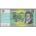 Австралия 2 доллара 1966-1972года (AUSTRALIA 2 Dollars 1966-1972) P 38a: UNC