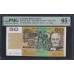 Австралия 50 долларов ND (1973-1994 г.) (AUSTRALIA 50 Dollars ND (1973-1994)) P 47i: PMG 65 Gem UNC EPQ