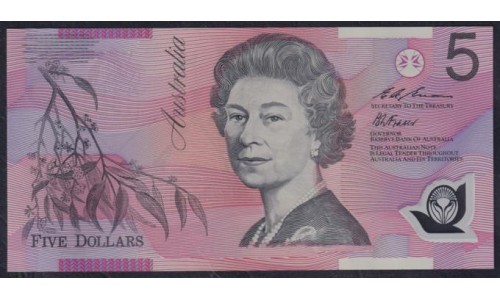 Австралия 5, 10, 20 долларов 1995 года, в буклетах, Тираж 899штук, Все с одним красного цвета номером AA 95000899, РАРИТЕТ (AUSTRALIA 5 Dollars (1983)): UNC