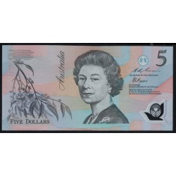 Австралия 5 долларов 1992 г. (AUSTRALIA 5 Dollars 1992) P 50c(1): UNC