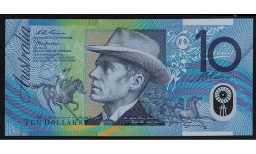 Австралия 10 долларов 1997 год, Полимер (AUSTRALIA 10 Dollars 1997, Polymer) P 52b(2): UNC