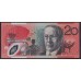 Австралия 20 долларов 1998 года, Полимер (AUSTRALIA 20 Dollars 1998, Polymer) P 53b(2): UNC