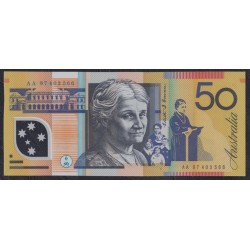 Австралия 50 долларов 1997 года, Полимер, AA 97403566 (AUSTRALIA 50 Dollars 1997, Polymer) P 54b(1): UNC