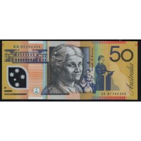 Австралия 50 долларов 1997 года, EK 97704205 Полимер (AUSTRALIA 50 Dollars 1997, Polymer) P 54b(1): UNC