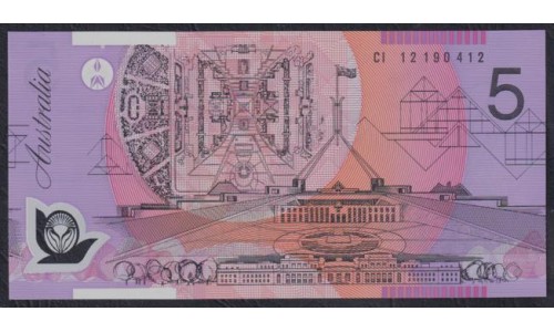 Австралия 5 долларов 2012 года, CI 12190412 (AUSTRALIA 5 Dollars 2012) P57g: UNC