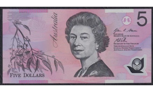 Австралия 5 долларов 2012 года, CI 12190412 (AUSTRALIA 5 Dollars 2012) P57g: UNC