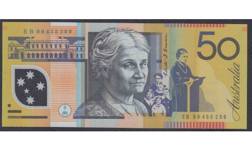Австралия 50 долларов 1999 года, Полимер (AUSTRALIA 50 Dollars 1999, Polymer) P 54b: UNC