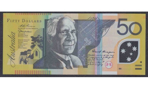 Австралия 50 долларов 1999 года, Полимер (AUSTRALIA 50 Dollars 1999, Polymer) P 54b: UNC