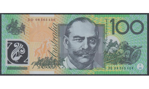 Австралия 100 долларов 2008 года, Полимер (AUSTRALIA 100 Dollars 2008, Polymer) P 61a: UNC