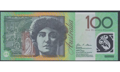 Австралия 100 долларов 2008 года, Полимер (AUSTRALIA 100 Dollars 2008, Polymer) P 61a: UNC