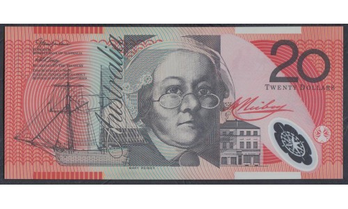 Австралия 20 долларов 2002 года, Полимер (AUSTRALIA 20 Dollars 2002, Polymer) P 59a: UNC