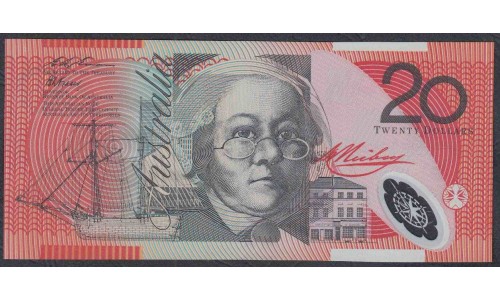 Австралия 20 долларов 1994 года, литера AH, Полимер (AUSTRALIA 20 Dollars 1994, Polymer) P 53a: UNC