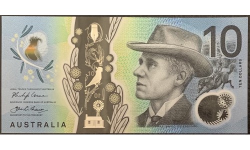 Австралия 10 долларов 2017 года, Полимер (AUSTRALIA 10 Dollars 2017, Polymer) P63 : UNC