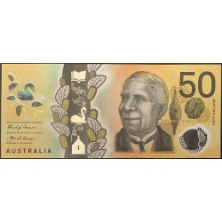 Австралия 50 долларов 2018 года, Полимер (AUSTRALIA 50 Dollars 2018, Polymer) P65 : UNC
