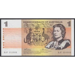 Австралия 1 доллар 1966-1972 года (AUSTRALIA 1 Dollar 1966-1972) P 37d: aUNC