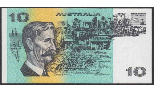 Австралия 10 долларов 1974-1991 года (AUSTRALIA 10 Dollars 1974-1991) P 45f: XF/aUNC