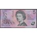 Австралия 5 долларов 2002 года, Полимер (AUSTRALIA 5 Dollars 2002, Polymer) P57a: UNC