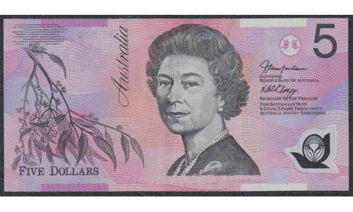 Австралия 5 долларов 2006 года, Полимер (AUSTRALIA 5 Dollars 2006, Polymer) P 57d: UNC